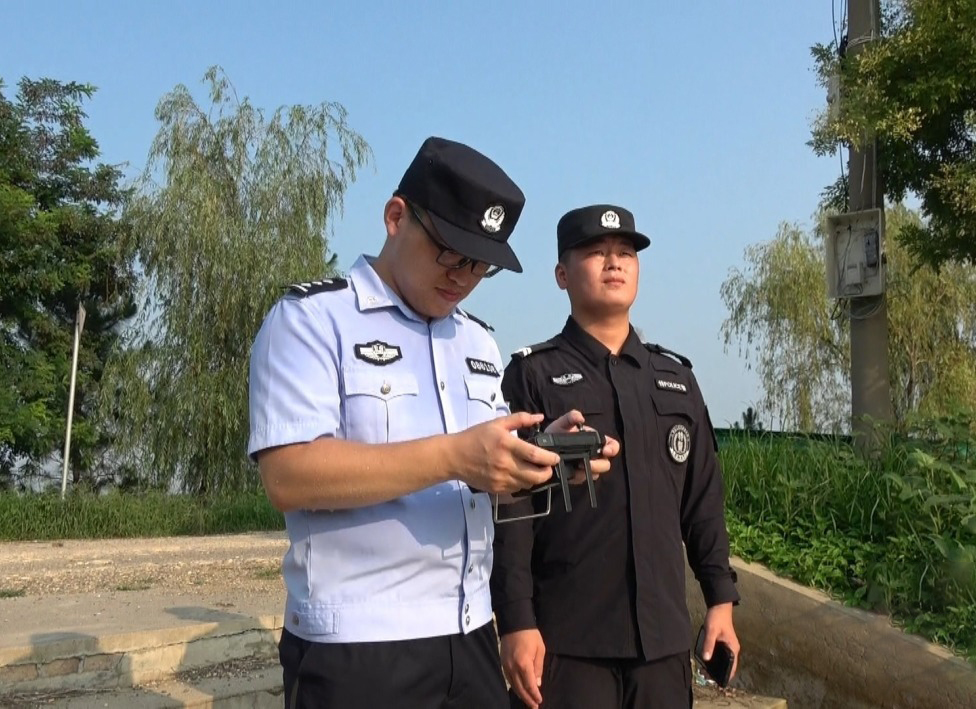 蕭縣利用無人機(jī)開展重點(diǎn)水域巡邏防溺水(圖2)